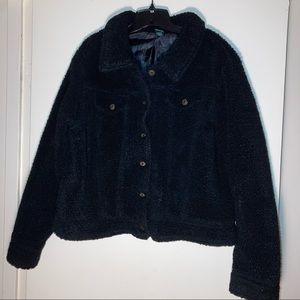 [WILD FABLE] Black Button Up Jacket